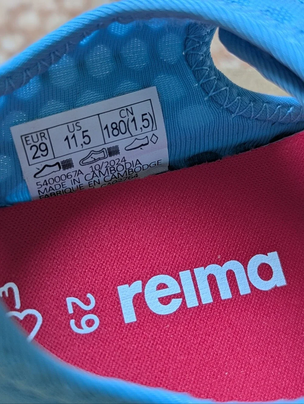 NWT Reima Kids Water shoes